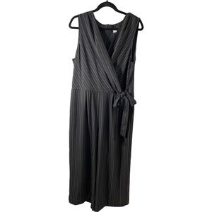 Emma & Michele jump suit. Size 14. Cute pinstripe, tie waist. With pockets